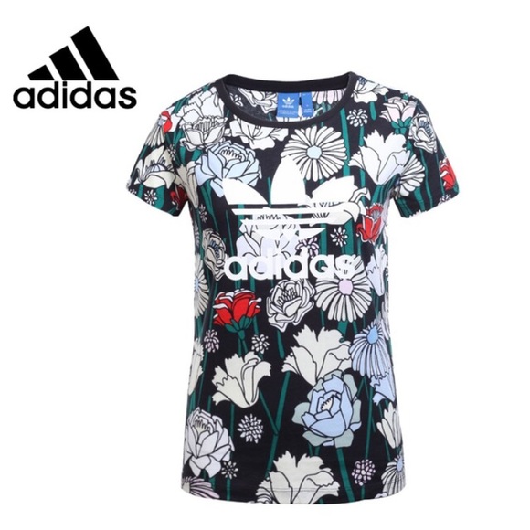 colorful adidas shirt
